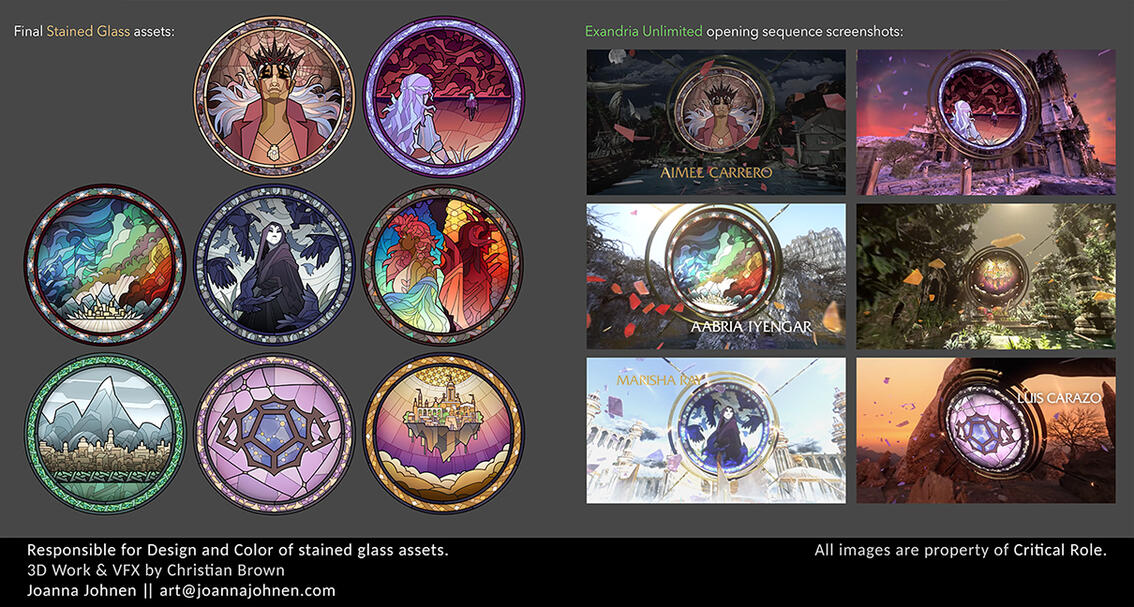 EXU Stained Glass Assets 2